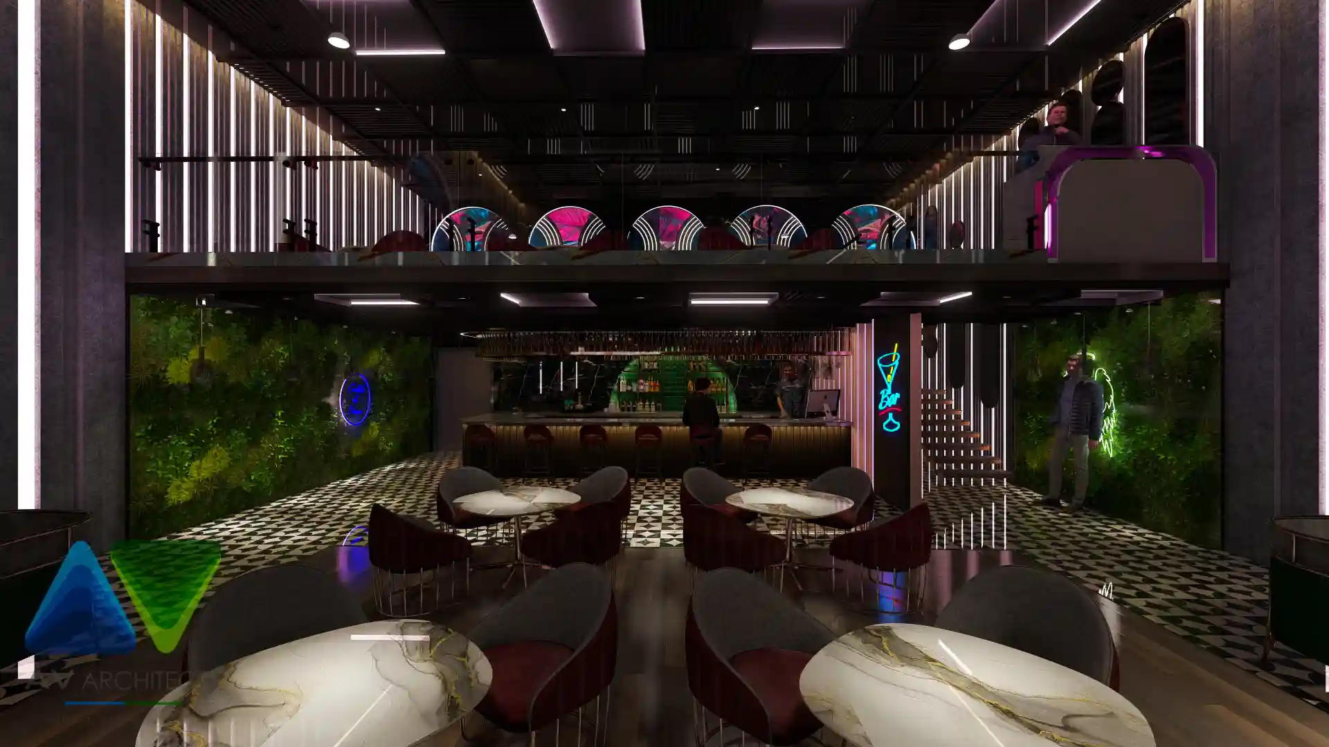 Night Club commercial Interior Project